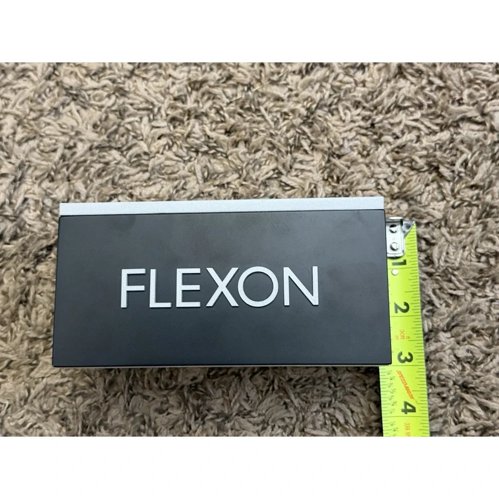 Flexon Logo Display Wood And Plastic Stand Showcase Counter Sign